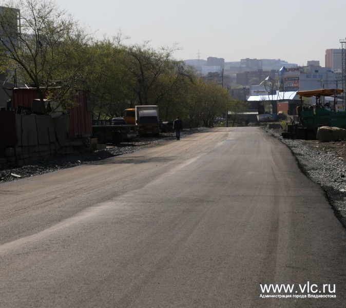 Новая объездная дорога на Шуйской Пресс-служба администрации Владивостока