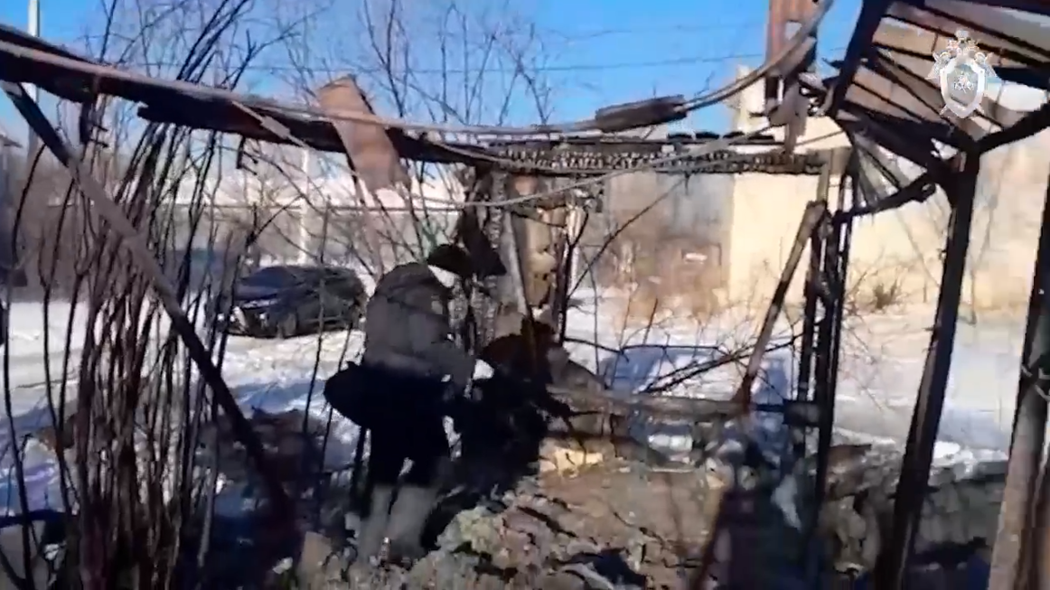 На месте происшествия Скриншот с видео СУ СК России по Хабаровскому краю