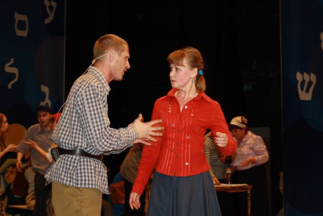 Народный еврейский музыкально-драматический театр отметил юбилей , Фото с места события собственное