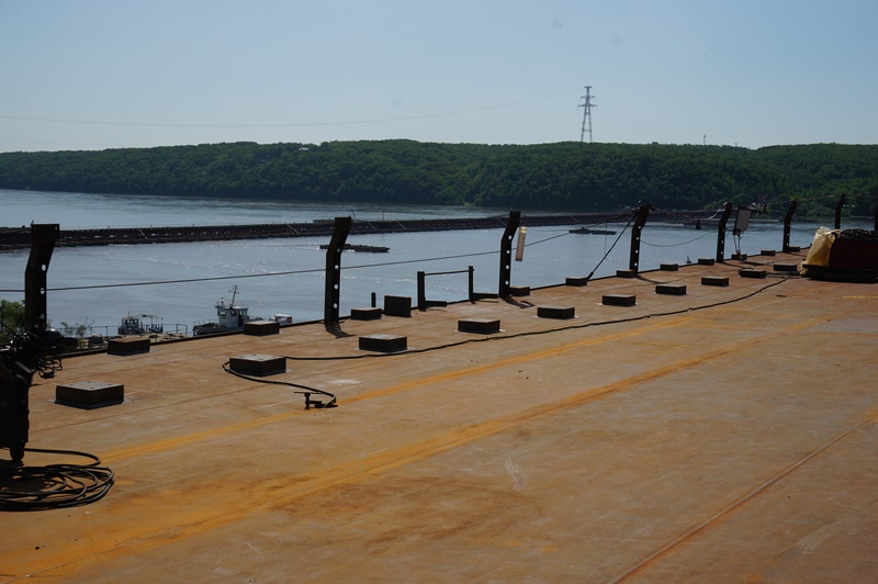 Понтонная переправа , Фото с места события собственное