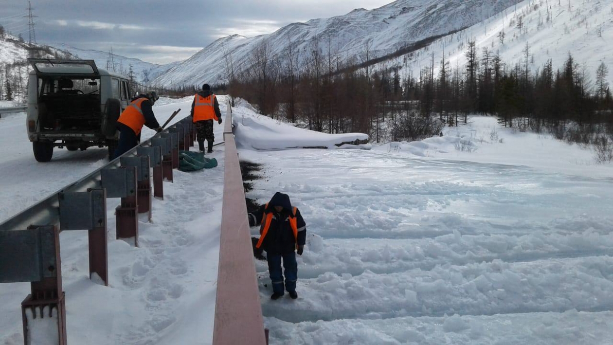 Борьба с наледью минтранс Бурятии