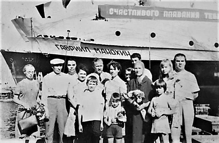 Теплоход "Гавриил Манохин", 27 августа 1974 года, первое плавание http://www.nsry.ru/