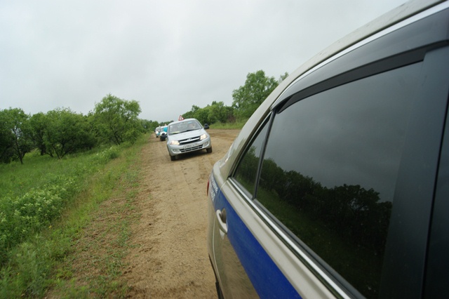 Школьники и инспекторы ГИБДД "ударили автопробегом" по Биробиджанскому району ЕАО, Фото с места события из других источников