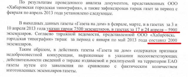 Несоответствие реальных и указанных тиражей "Газеты на дом", Фото с места события из других источников