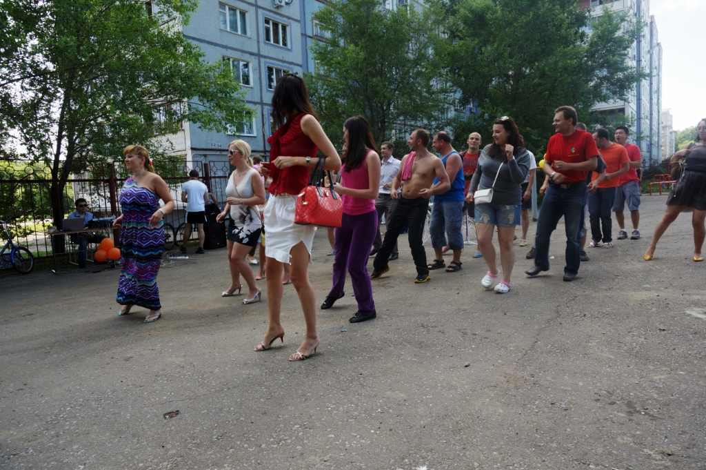 Ярко, весело и красочно открылся новый спортивный объект в Хабаровске, Фото с места события собственное