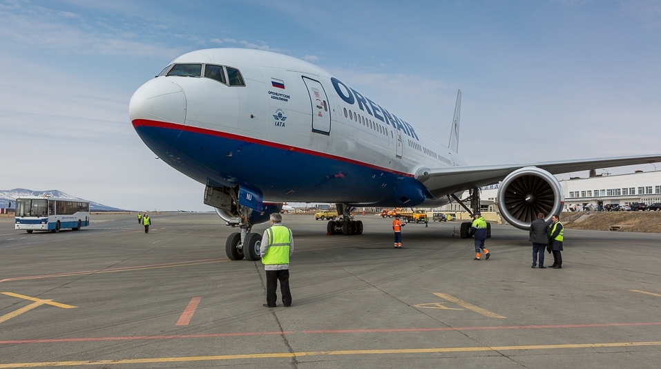 Первый рейс авиакомпании &quotРоссия&quot встретили в магаданском аэропорту ИА MagadanMedia