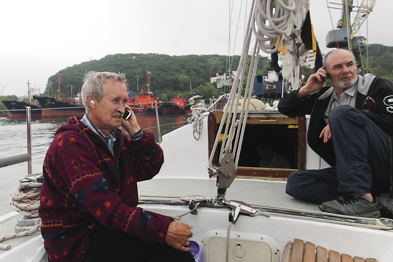 Ветераны парусного спорта в Находке организовали экспедицию в город-побратим Отару, Фото с места события из других источников