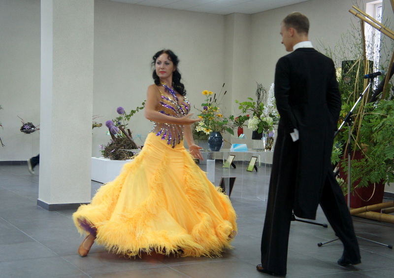 Бальным танцем открыли фестиваль, Фото с места события собственное