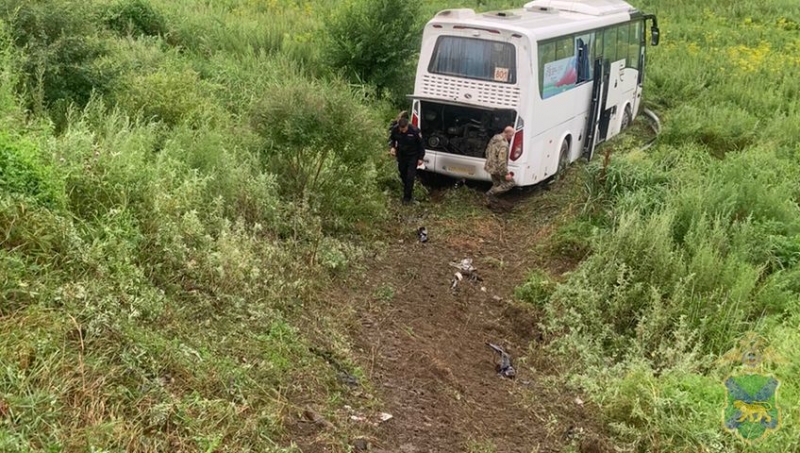 Авария с участием туристического автобуса УМВД России по Приморскому краю