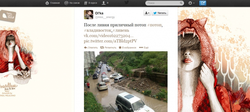 Соцсети Владивостока на этой неделе: дожди, пляжи-мусорки и "упоротый лис" Скриншот сайта