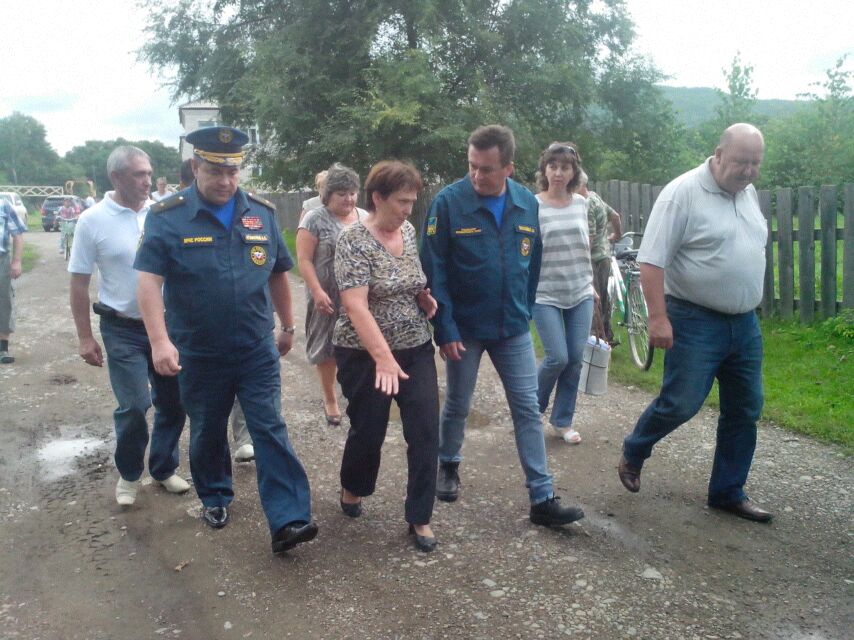 Миклушеский посещает районы, пострадавшие от половодья Пресс-служба администрации Приморья