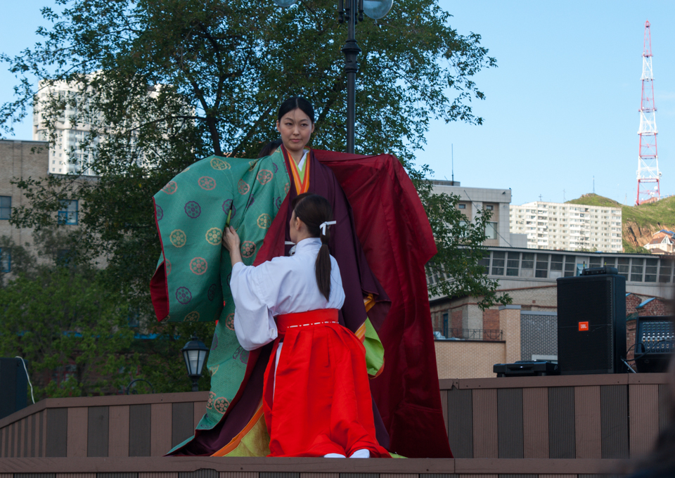 Комплект кимоно состоит из нескольких одежд, Фото с места события собственное