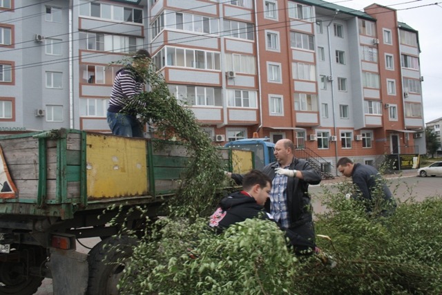Общественная молодежная палата при городской Думе - постоянный участник экологических акци, Фото с места события собственное