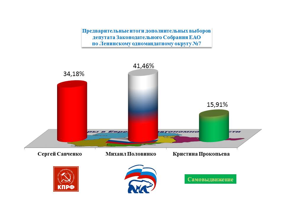 Итоги дополнительных выборов депутата Законодательного Собрания ЕАО, Инфографика