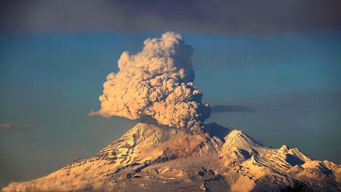 Вулкан Безымянный ГУ МЧС России по Камчатскому краю