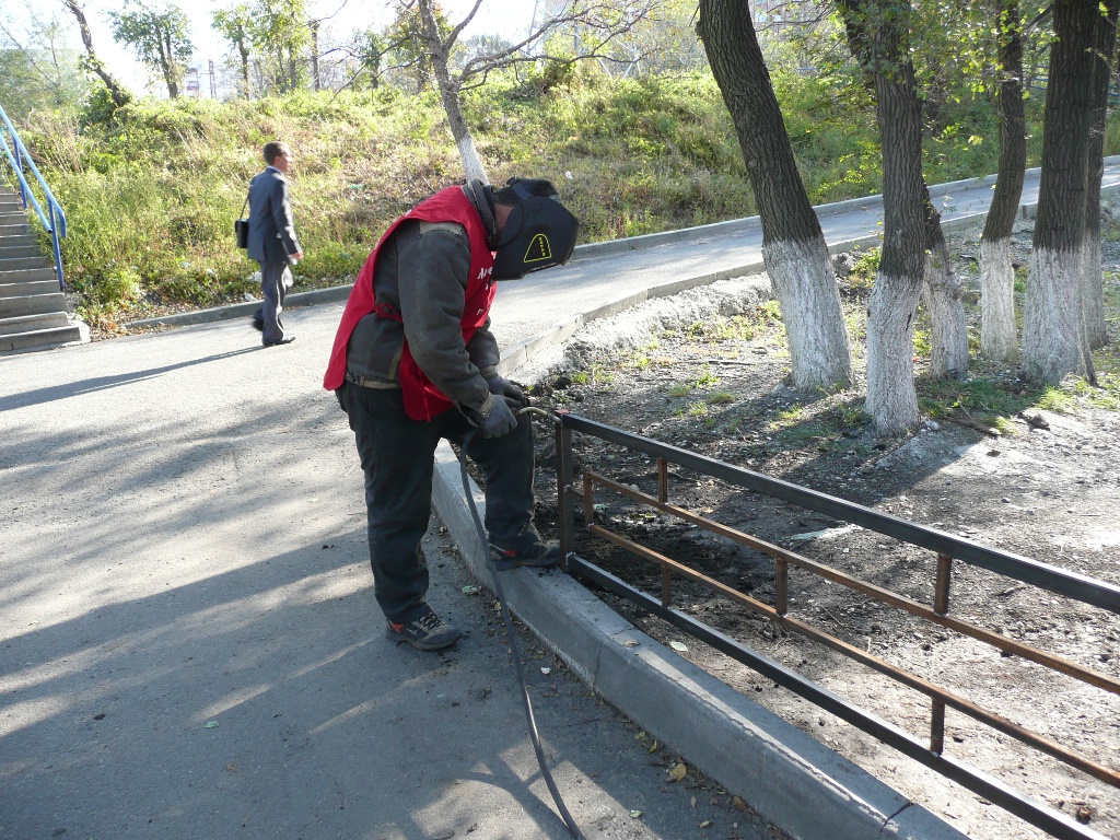 Установка заборчика Анастасия Голованушкина