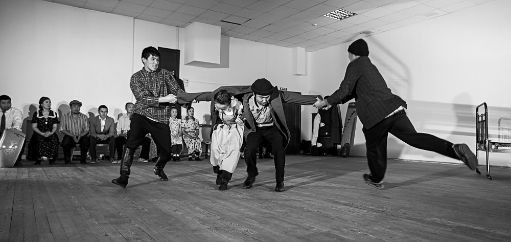 Театральная лаборатория. "Башмачкин" Олега Богаева, Фото с места события собственное