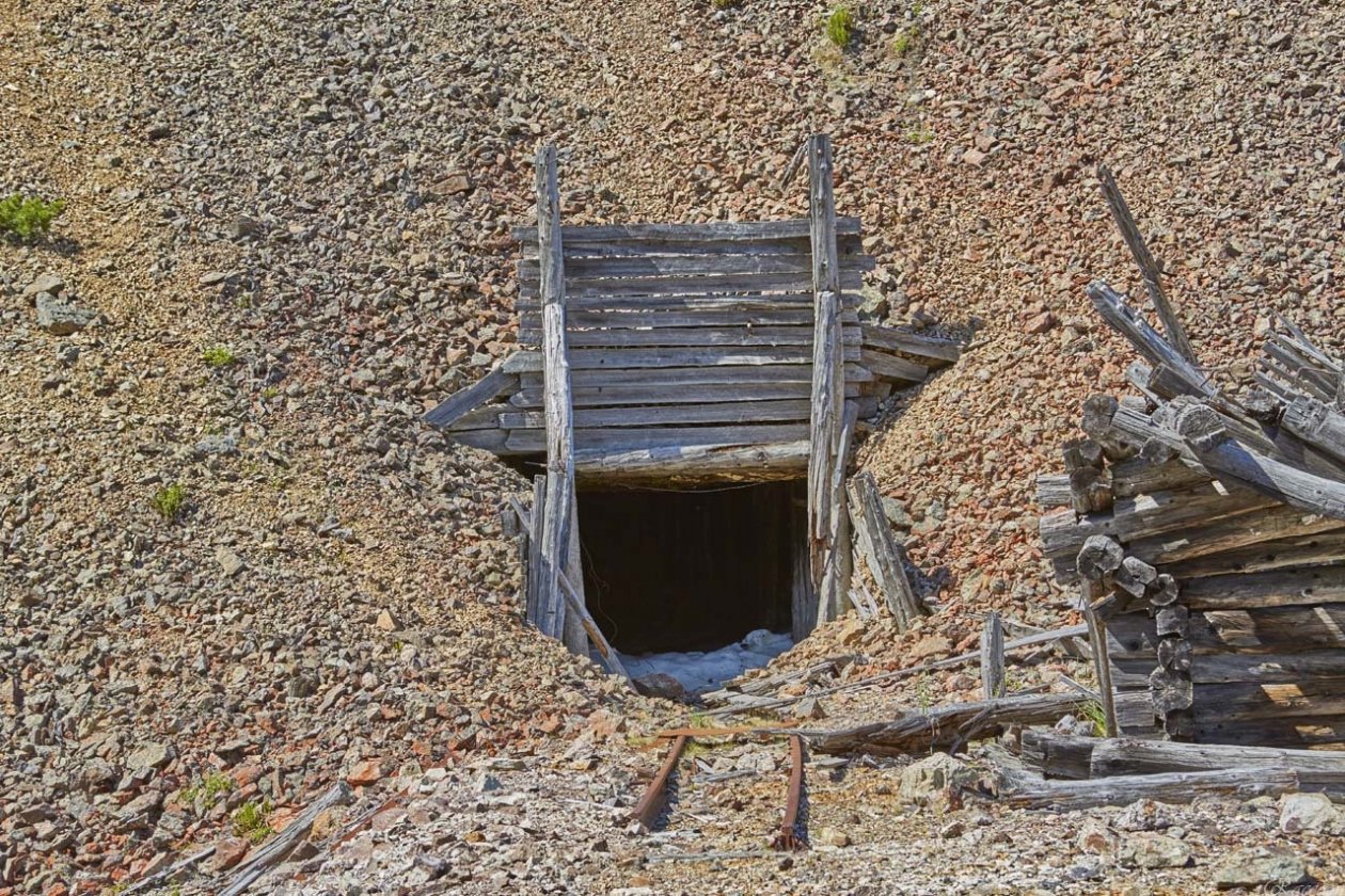 Штольня на рудном участке № 2. Рудник "Кандычан". 2021 год