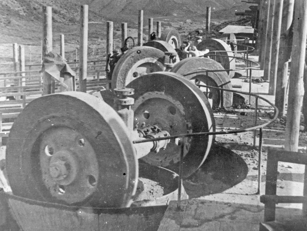 Бегунные мельницы на руднике Холодном