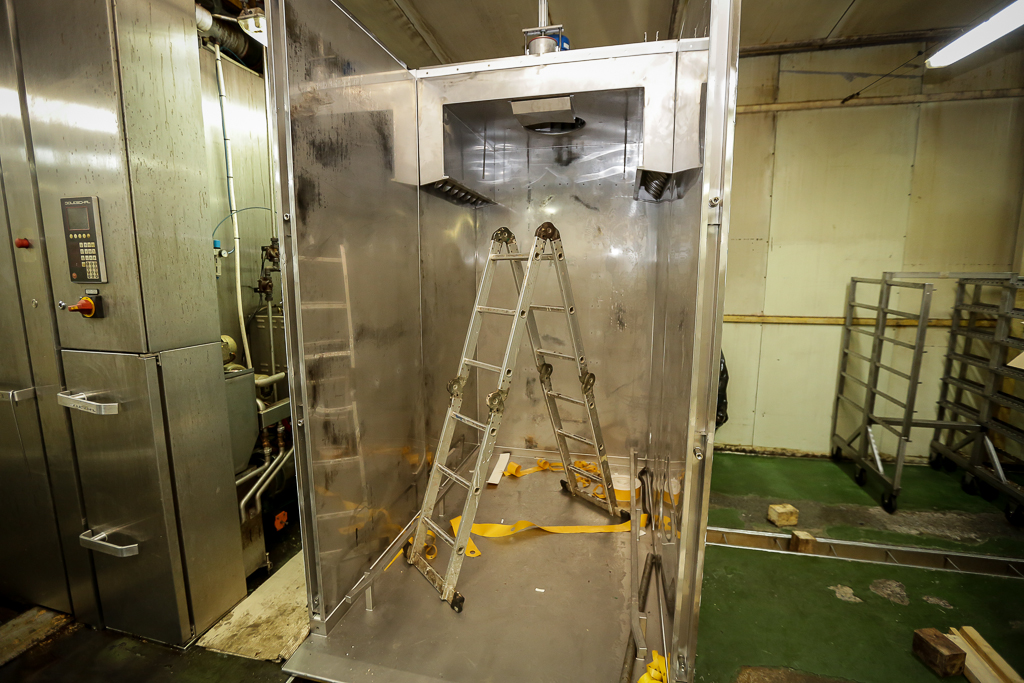 Монтаж новой печи, Фото с места события собственное