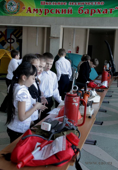 Школьное лесничество открыто в ЦДТ , Фото с места события из других источников