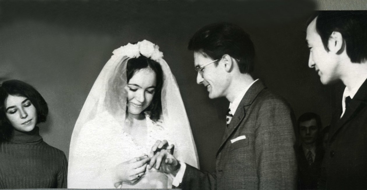 Свадьба семьи Кравченко, 3 февраля 1973 года