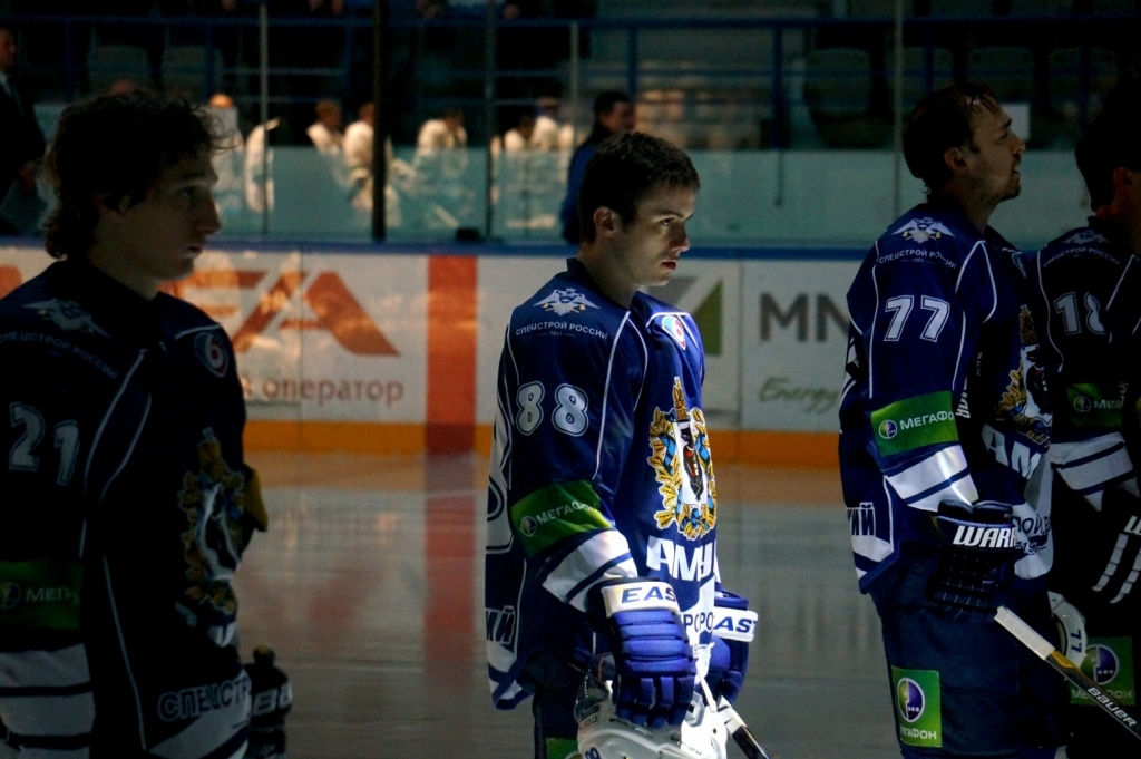 Триллер в Хабаровске закончился волевой победой "Амура" над хорватскими "мишками", Фото с места события собственное