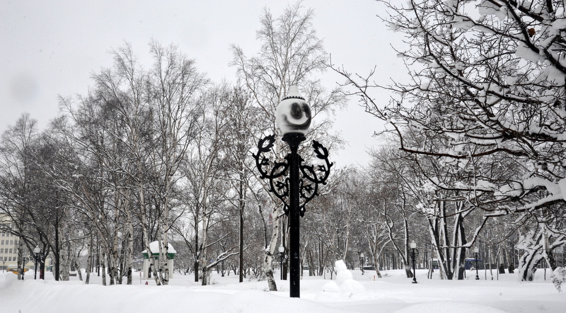 "Ухмылка" фонаря, Фото с места события собственное