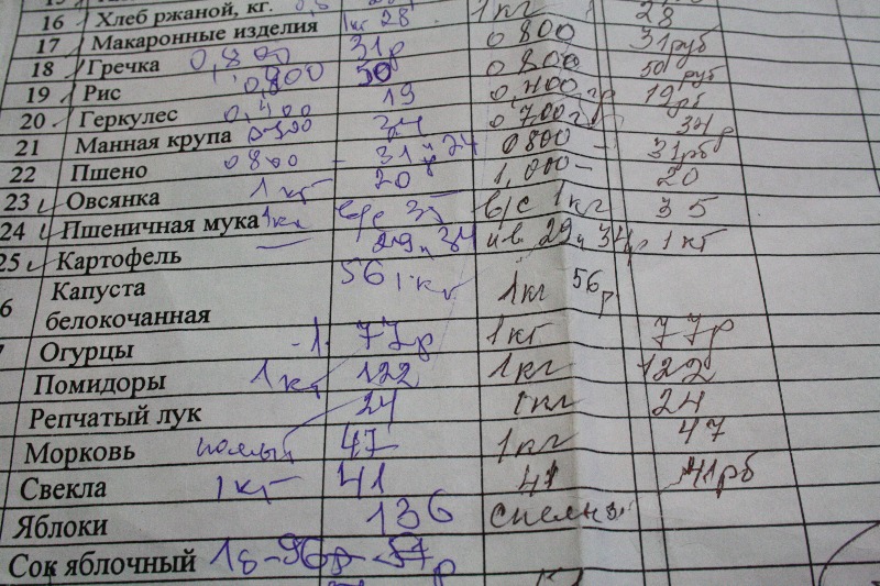 Результаты мониторинга в одном из районов города, Фото с места события собственное