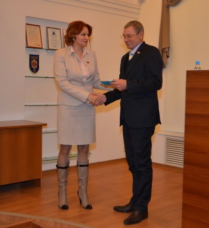Елена Новицкая и Юрий Корсаков Пресс-служба Думы Владивостока