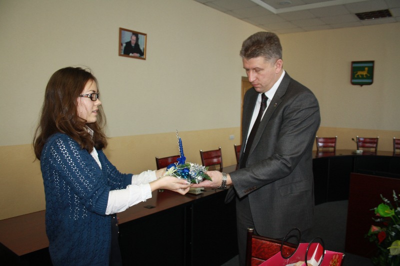 От мэра класса - мэру города, Фото с места события собственное