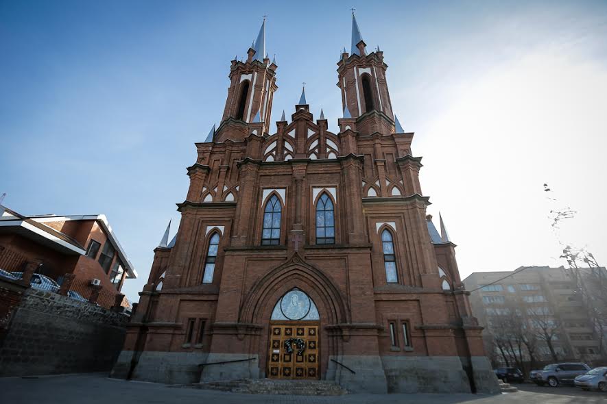 Католический праздник Рождества Христова начинают отмечать еще до самого праздника, Фото с места события собственное