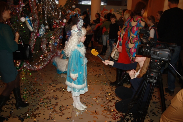 Света Мильченкова дает интервью , Фото с места события собственное