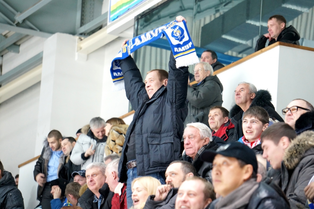 Победой над "Локомотивом" начал 2014 год хабаровский "Амур", Фото с места события собственное