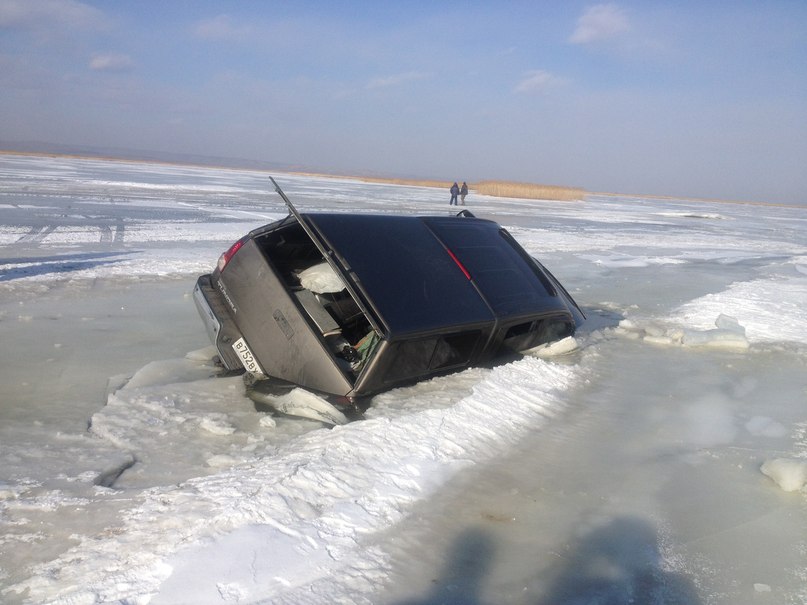 Tundra попала в ловушку, Фото с места события собственное