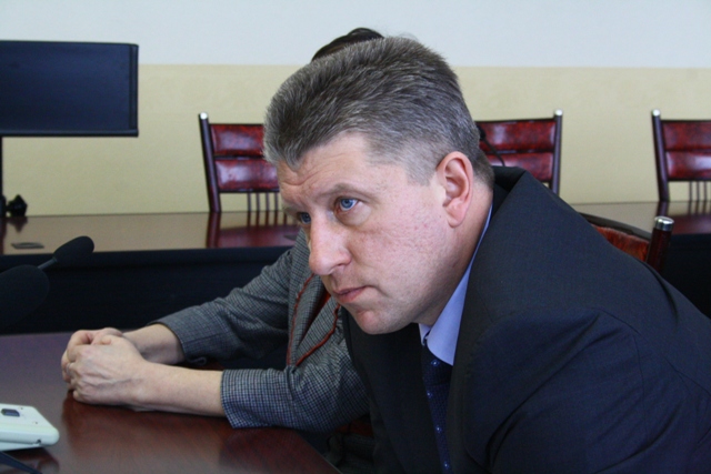 Мэр Биробиджана Андрей Пархоменко, Фото с места события собственное