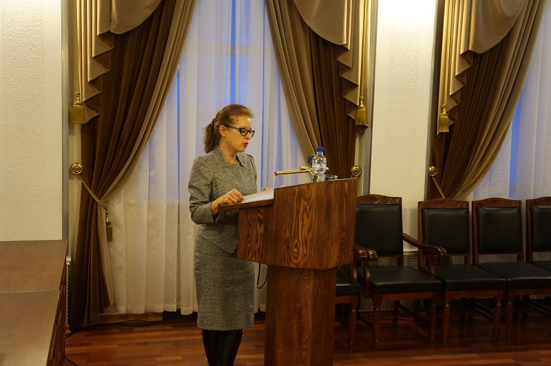 Министр труда и социальной политики Наталья Твердохлебова, Фото с места события собственное