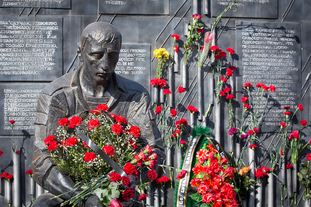 Памятник приморцам, погибшим в ходе локальных войн, Фото с места события собственное