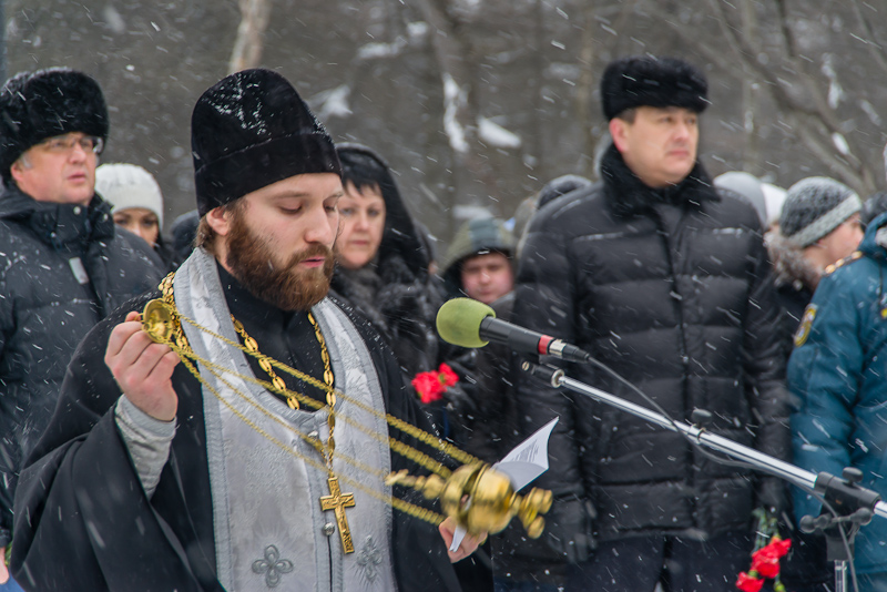 Священник Дмитрий Просяник , Фото с места события собственное