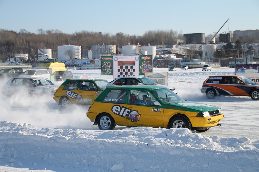 Гонки на льду в Хабаровском крае вышли на новый этап, Фото с места события собственное