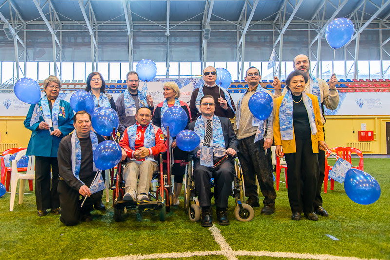 Участники Эстафеты Паралимпийского огня "Сочи 2014", Фото с места события собственное