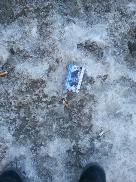 Валяющийся на земле абонемент, Фото с места события из других источников