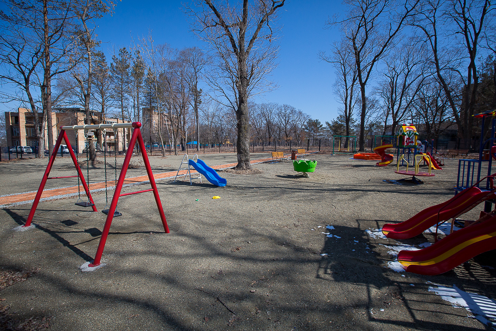 "Анютинские дачи". Параллельно возводятся объекты инфраструктуры, Фото с места события собственное