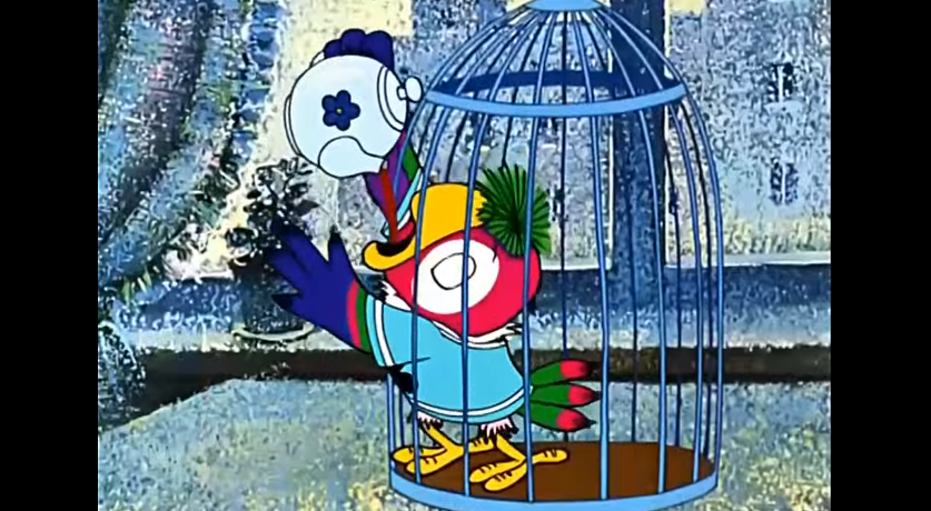 Скриншот мультфильма Возвращение блудного попугая, к\с Союзмультфильм