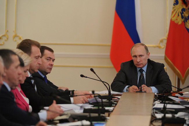 Совещание президента с членами Правительства РФ Пресс-служба президента России