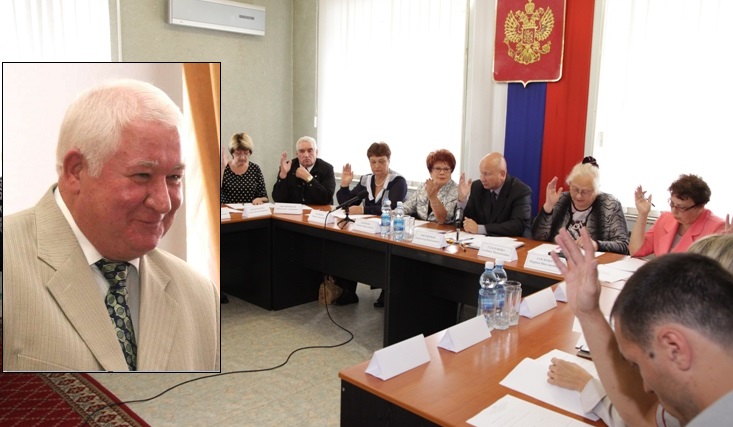 Сухарев и депутаты Биробиджанского района Ольга Бабий