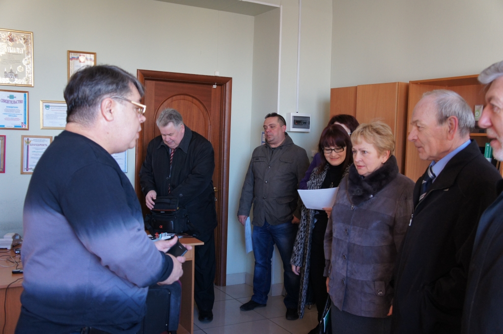 Комиссия оценивает предприятия по определенным критериям, Фото с места события собственное