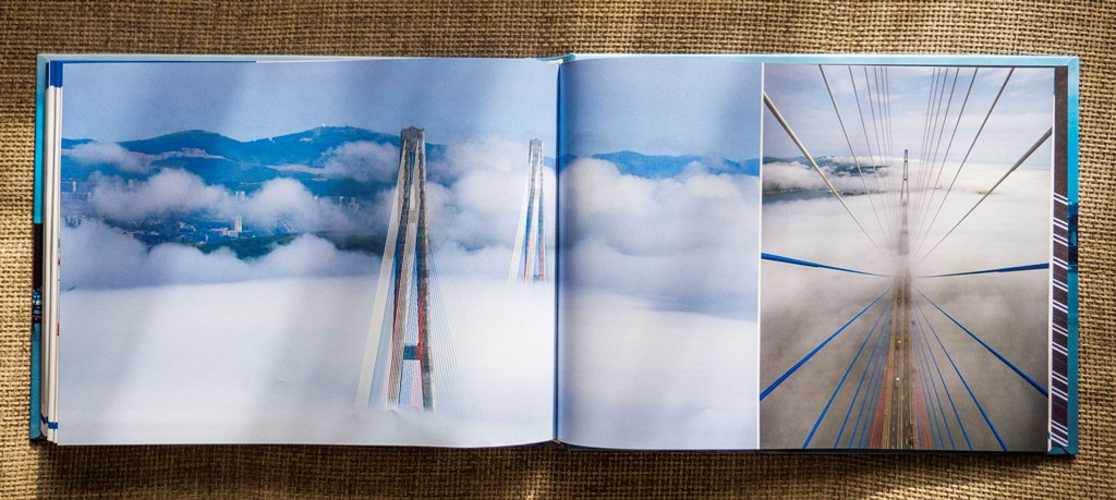 Русский мост в облаках, Фото с места события из других источников