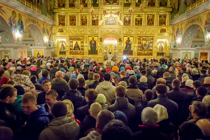 Праздник Воскресения Христова встретили на Колыме, Фото с места события собственное