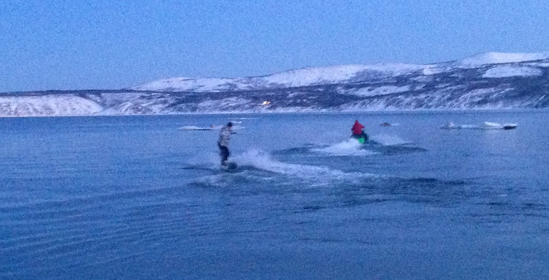 Не обошлось и без падений, Фото с места события собственное